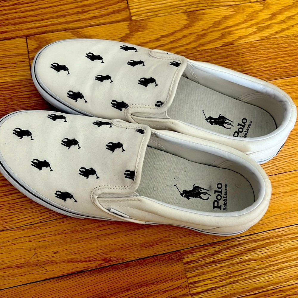 High Quality 100% Cotton Polo Ralph Lauren Shoes size 9.5 Us